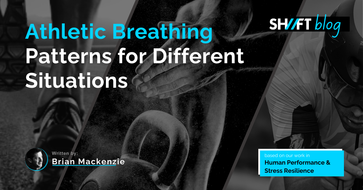 Athletic breathing patters for difference situations